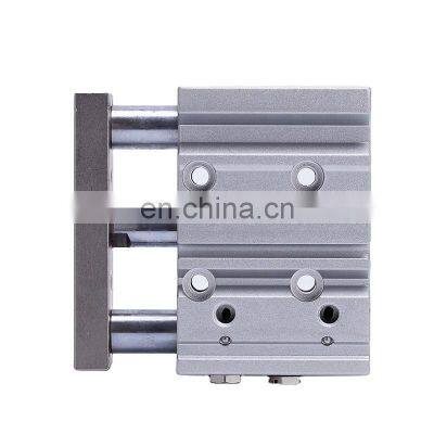 Threaded Interface Air Pressure Differential Guide Rod Pneumatic Dual-guide Cylinder Guide Rod Suitable for 0.1-0.9MPa