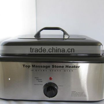 massage stone and massage stone heater perfect combination