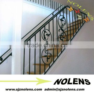 Simple Solid Steel Wrought Iron Exterior Modern Railing Designs