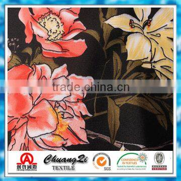 fashion 3d designs DTY polyester spandex digital printed knit fabric textiles