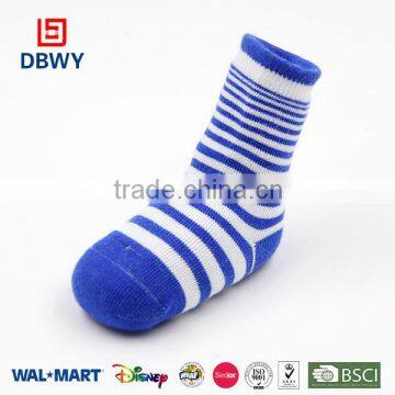 colorful cute stripe pure cotton socks for baby and children