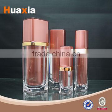 2014 New Products New Design Hot Stamping cosmetic plastic pump bottle