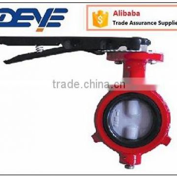 Short Type Weco Butterfly valve with Viton Seat Soft Seat