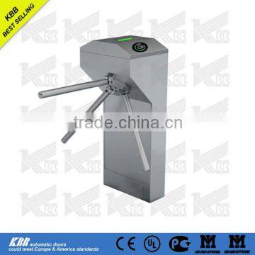 china tripod turnstile with low price with dc brushless motor access control stainless steel surface