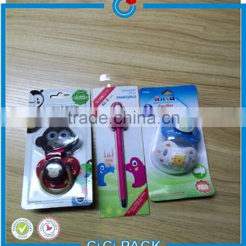 cute clamshell blister PVC plastic package for baby product packaging