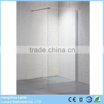 Simple Design Shower Screen Flexible with 8mm Tempered Glass