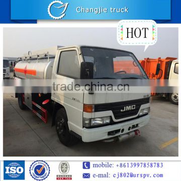 mini fuel tank truck made in China JMC 4*2 mini fuel tank truck