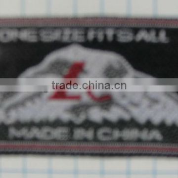 brief design woven label with logo