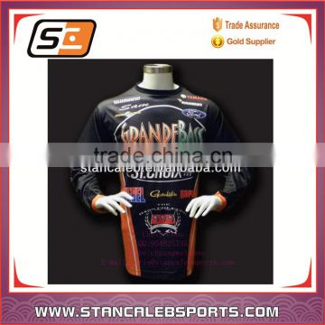 Stan Caleb popular sales dye sublimation qucik dry custom fishing jersey, waterproof fishing clothing