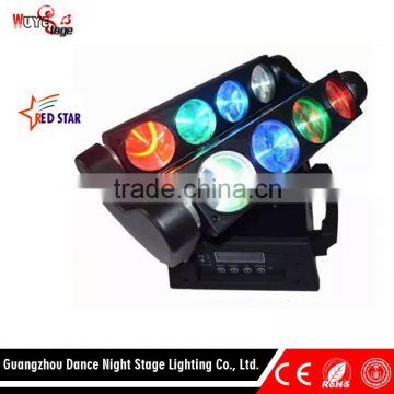 Professional Spider DJ Effect 8 Heads Full Color Led Beam Moving Head Light