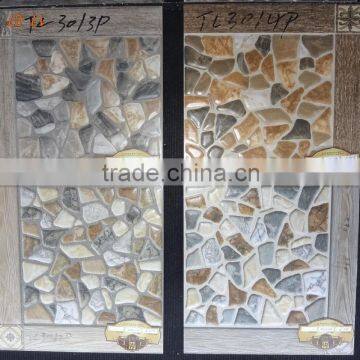 high quality rustic floor tile 3D inkjet printing non slip ceramic floor tile 300x300