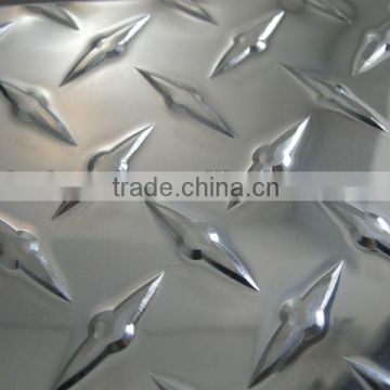 embossed aluminum plate, 5 bars aluminum sheet