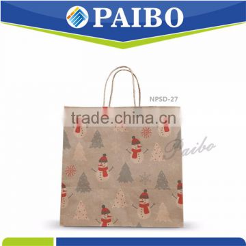 NPSD-27 Christmas Eve Paper Bag with handle Professional factory for xmas eve Design