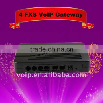 Four FXS Ports VoIP Gateway SIP H.323 HT-842R
