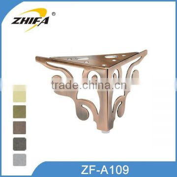 ZHIFA ZF-A109 new design chrome cheap furniture legs online furniture legs metal