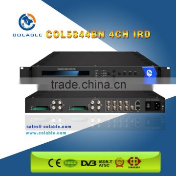 COL5844BN 4 Channel (RF,IP) in QPSK IP TV Demodulator/ IRD