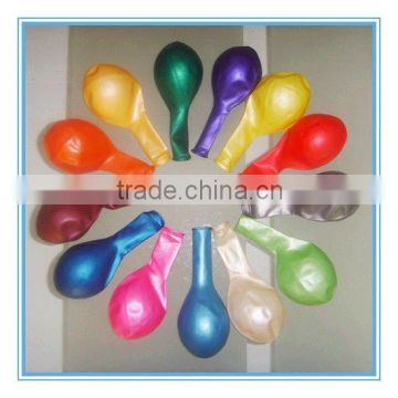 metallic round latex balloon