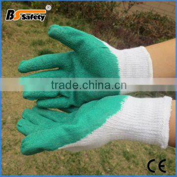 BSSAFETY Crinkle latex worker use safety gloves