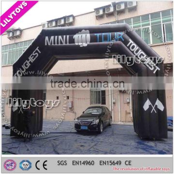Moderate price finely processed inflatable advertising arch, cheap promotion inflatable door