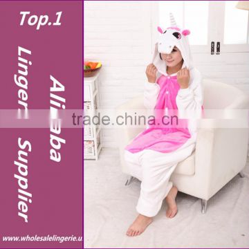 Super Soft High Quality wholesale unicorn onesie pink unicorn pajamas for adult