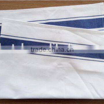100% cotton red stripe or blue stripe glass cloth