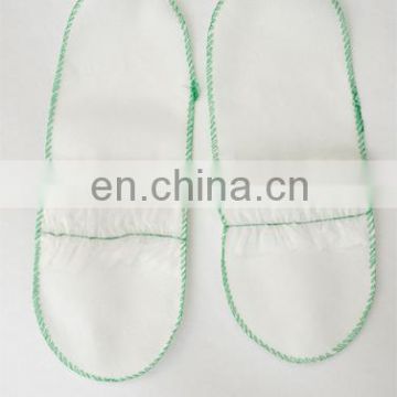 Non-Woven Hotel Slippers with Lace Part Top Free Size for Single Use