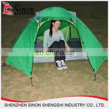 waterproof tent waterproof double layers dome camping family tent