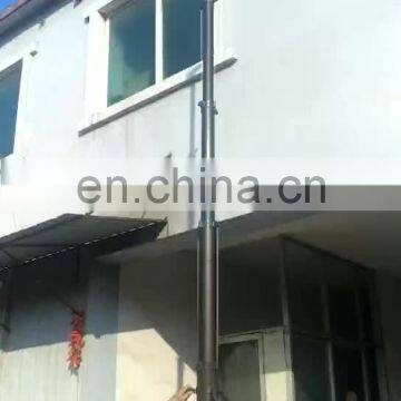 8m galvanized monitor telescopic pole