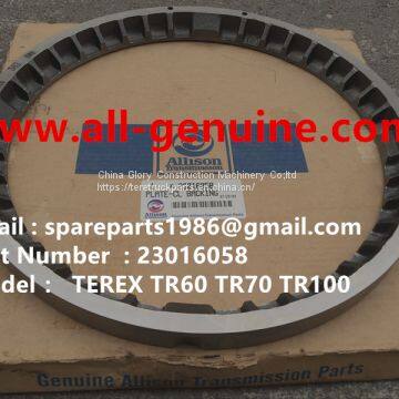 TEREX 23016058 PRESS PLATE TR100 TR60 TR70 MT4400AC OFF HIGHWAY RIGID DUMP TRUCK MINING HAULER TRANSMISSION