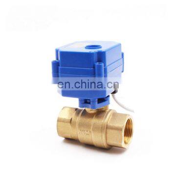 2way control electric brass  motorized ball valve