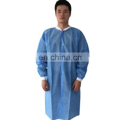 bio security lab gown with CE disposable adult jackets