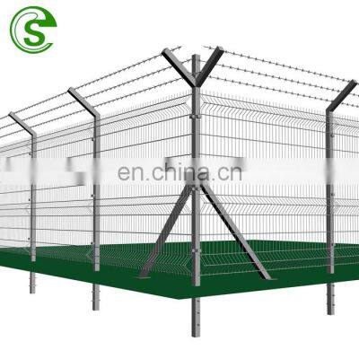 Mine site 3D curved fence galvanized fence wire for Congo