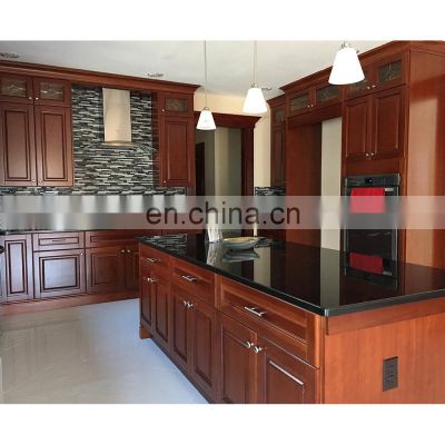 American Bahamas modern unique shaker style solid wood kitchen cabinet design made in China
