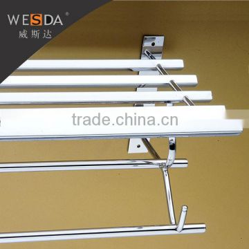 Wesda Strong Stainless Steel Bathroom Towel Racks Wall Mounted Made in china A115