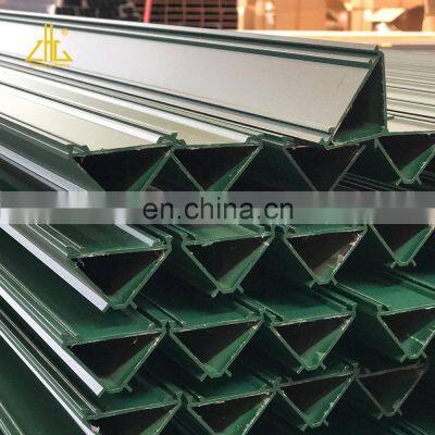 Powder Coating Green Color Aluminum Curtain Wall Aluminum Profile,Window Aluminum Extrusion, Construction Aluminum Extrusion