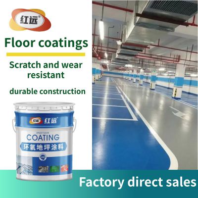 Water based epoxy floor paint for garage construction. Self leveling floor paint is wear-resistant and dustproof, with multiple colors available for selection