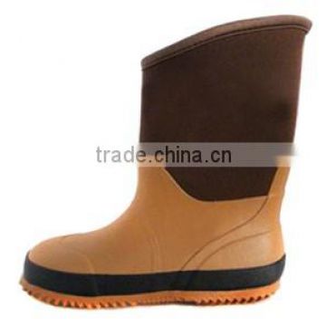 Brown lady half boot