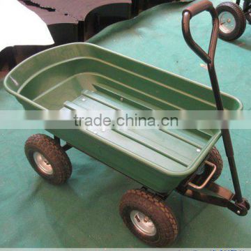 plastic garden cart/heavy duty garden dump cart