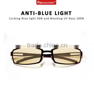 Pavoscreen Anti Reflective Computer Glasses Block Blue Light and UV with PC Lens Eyewear Frame