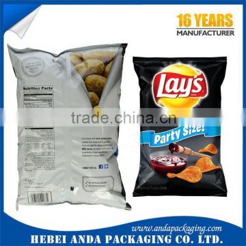 Custom plastic packaging bag for chips /snacks banana chips packaging film/plastic bags for potato chips                        
                                                                                Supplier's Choice
