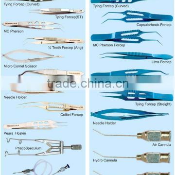Ophthalmic Instruments & Titanium Ophthalmic Instruments Eye Instruments Fine Quality By Boss