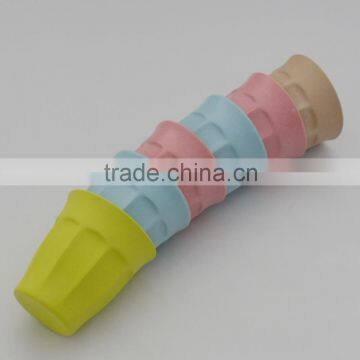 Textured shaped bamboo fiber Cup with high quality