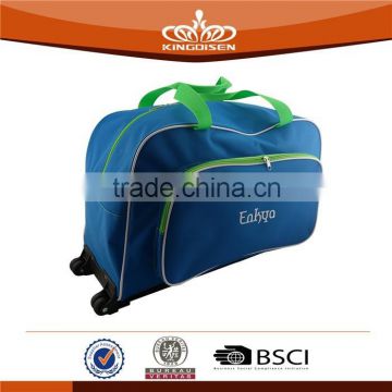 2015 large capacity blue travel bag