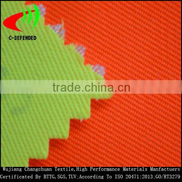 hi vis fabric polyester cotton fabric for fluorescence vest