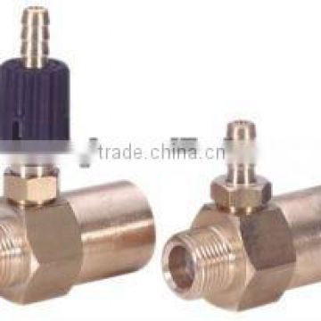 QD and chemical injector one piece joint