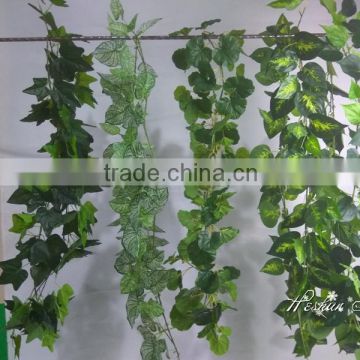 Plastic material artificial ivy hanging leaf with wholesale price high quality