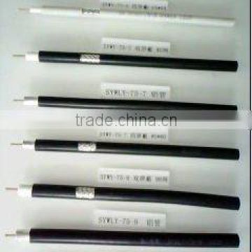 Thinner conductor coaxial cable