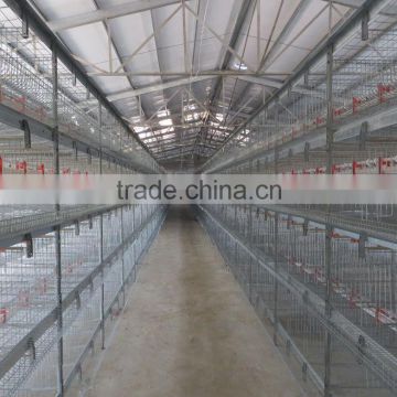 wire mesh H type automatic chicken cage for poultry farm for nigeria