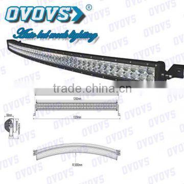 Cheap 288w Curved Led Offroad Light Bar 21600lm 50inch 4x4 Led Car Light for truck