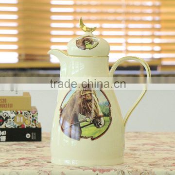 850ml thermos tea pot, ceramic thermos vacuum flasks, flask thermos for dubai